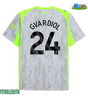 Manchester City Josko Gvardiol #24 Tredje Tröja 2025-26 Kortärmad